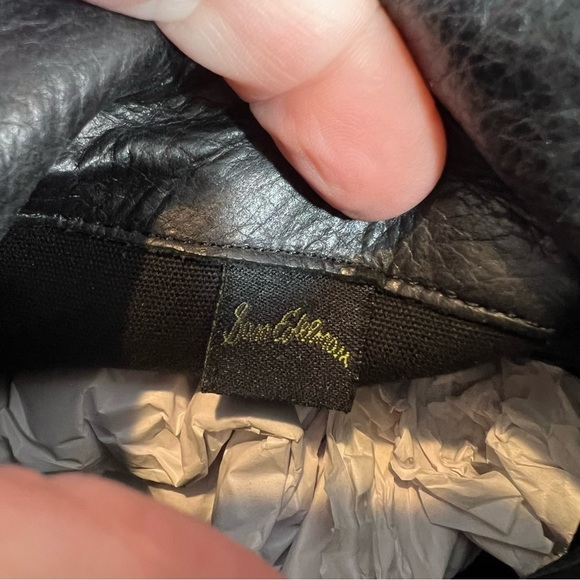 Sam Edelman black fringed leather Louie short cowgirl cowboy boots 6.5 - Picture 7 of 9